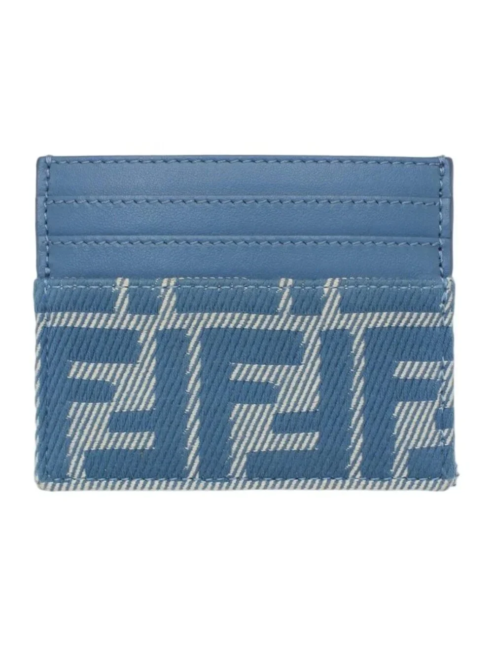 Fendi Baguette FF Jacquard Card Case Business Holder